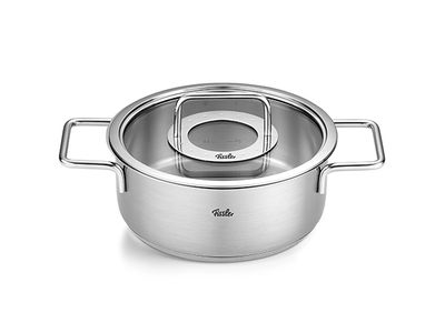 Pure Collection Kookpot D20cm 2,4l Glazen Deksel - Alle Vuren