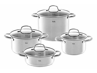San Francisco Set 4pcs - Kookpot 16-20 Stp-20ca-24cm - Glazen Deksels