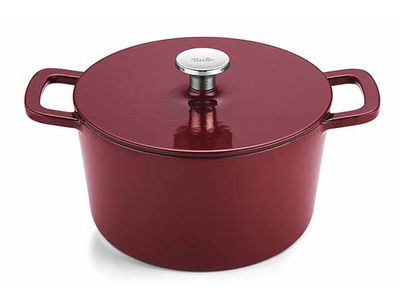Moments Kookpot Burgundy Red D24cm Gietijzer