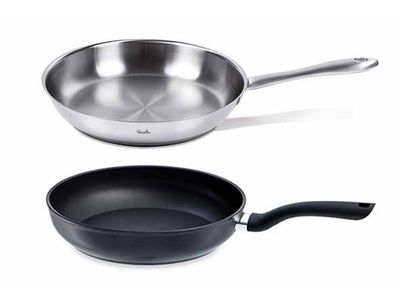 Promoset 2pcs- Catania Braadpan D24cm - Cenit Braadpan D28cm -  Alle Vuren