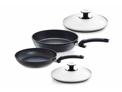 Promoset 2pcs- Adamant Comfort Braadpan D28cm + Classic Braadpan D24cm - Deksel