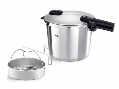 Vitaquick Premium Snelkookpan D26cm 10l +insert - Alle Vuren Incl. Inductie