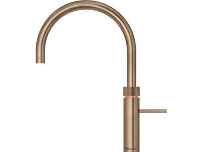 Fusion round losse kokend waterkraan zonder boiler Messing Patina