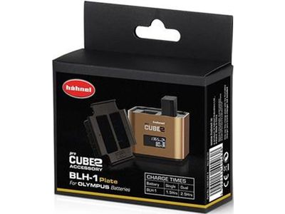 ProCube2 accuplaat voor Olympus BLH-1 batterijen