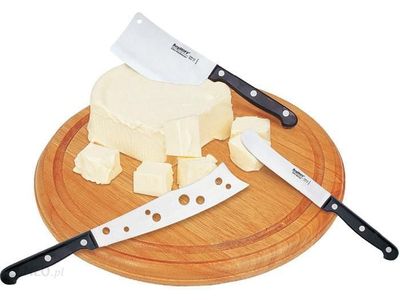 Kaasset Ronde plank en 3 messen