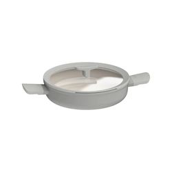 Berghoff LEO RECYCLED braadpan 2 korte handgrepen en deksel antikleef 26cm Balance MM 