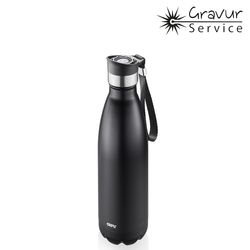 GEFU Olimpio Drinkfles vacuüm 500ml zwart (warm en koud) 