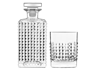 Mixology Whiskey Set 5pcs Carafe 75cl - 4x Gobelet D.o.f. 38cl