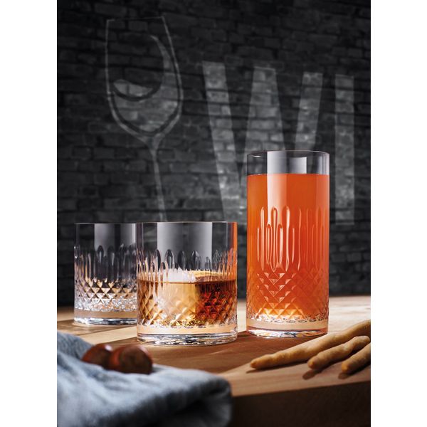 Luigi Bormioli Diamante Tumbler D.o.f. 38cl Set4 