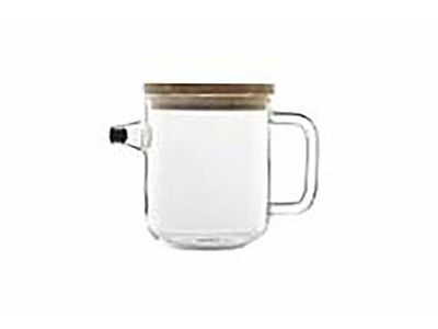 Thermic Glass Theepot 1l Anti-drip Met Bamboe Deksel