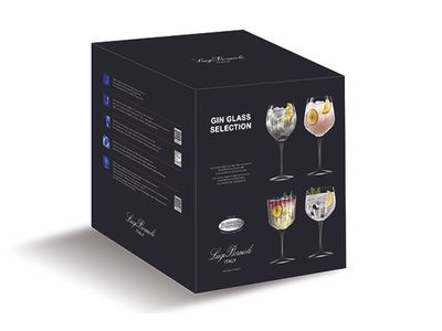 Ginglas Selection 4pcs- Bach 60cl- Roma 80,5cl - Diamante 65cl - Mixology 80cl