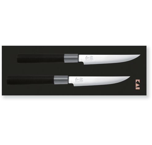 Wasabi Black Set de couteaux à steak 2pcs  Kai