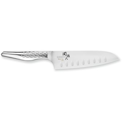 Seki Magoroku Shoso Santoku à lame alvéolée 16,5cm 