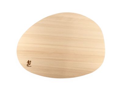 Planche à découper Hinoki taille L 41 x 32 x 2 cm - OVAL - NEW -