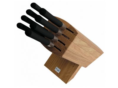 Wasabi Black Messenblok set met 8 messen