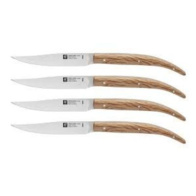 Steakmessenset, greep uit steeneik 4 pcs Zwilling