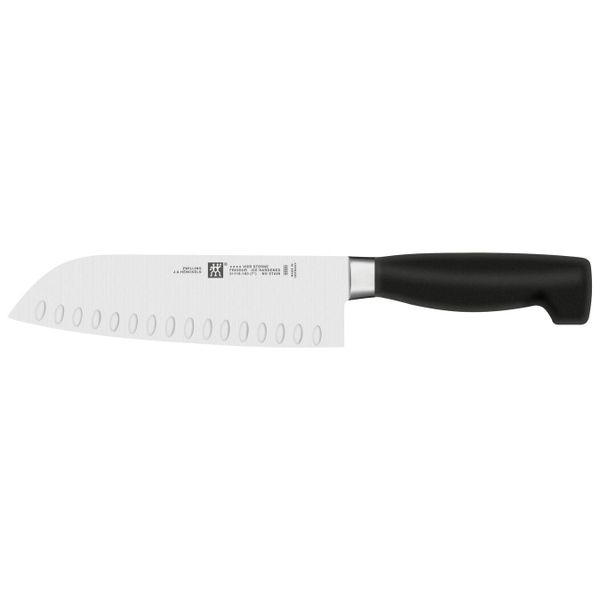 Zwilling Four Star Santoku met kuiltjes 180 mm