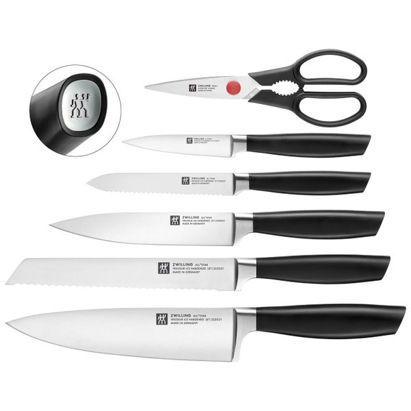 Zwilling All Star Messenblok, met slijpfunctie 7 pcs