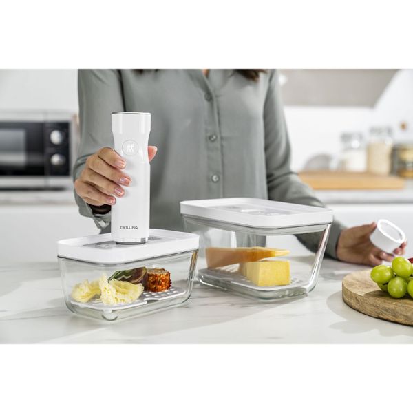 Zwilling Fresh & Save Drip trays 2 stuks voor glazen dozen (1xM/1xL)