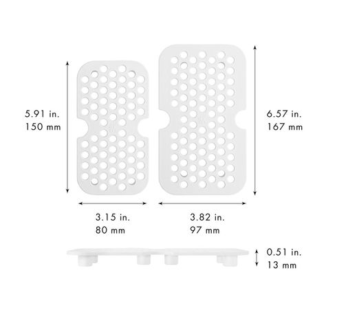 Fresh & Save Drip trays 2 stuks voor glazen dozen (1xM/1xL)  Zwilling