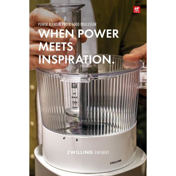 Enfinigy Food Processor voor Power Blender Pro White 