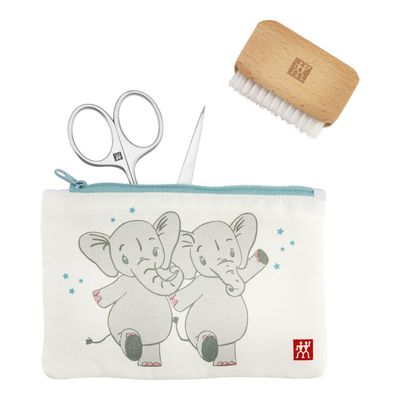 Kinderetui Twin Elephants 3-delig  Zwilling