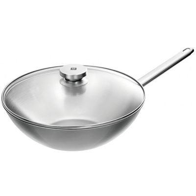 Wok Zwilling Plus met glasdeksel 30cm Zwilling