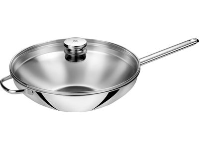 Wok Zwilling Plus met glasdeksel 32cm