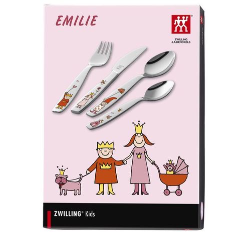 Emilie Couvert enfant 4 pcs  Zwilling