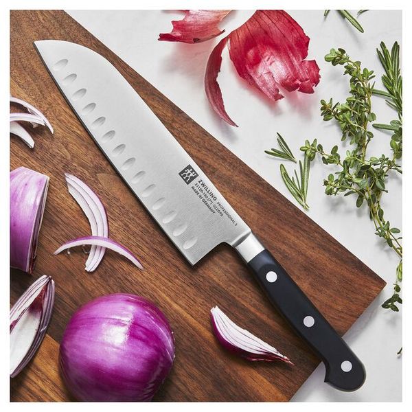 Professional S Santoku met kuiltjes 180 mm 