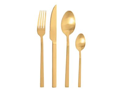 Duke 24-delige bestekset uit rvs goud in cadeauverpakking