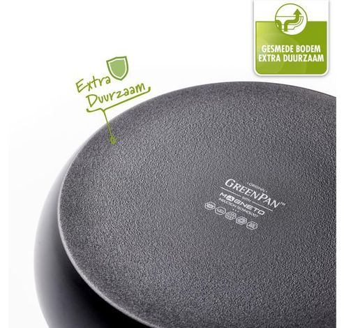 Torino sauteuse bord droit avec couvercle 28cm  GreenPan