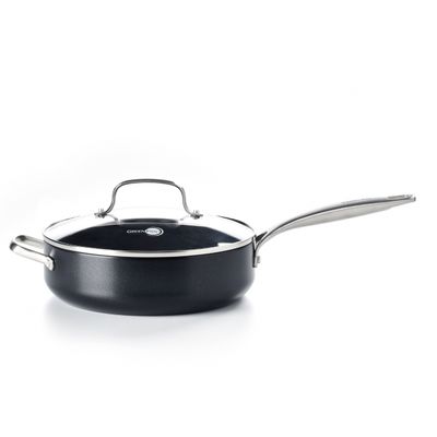 Copenhagen Rechte sauteerpan met deksel 28cm   GreenPan