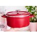 Featherweights Stoofpot met deksel 26cm 5,3l Rood  