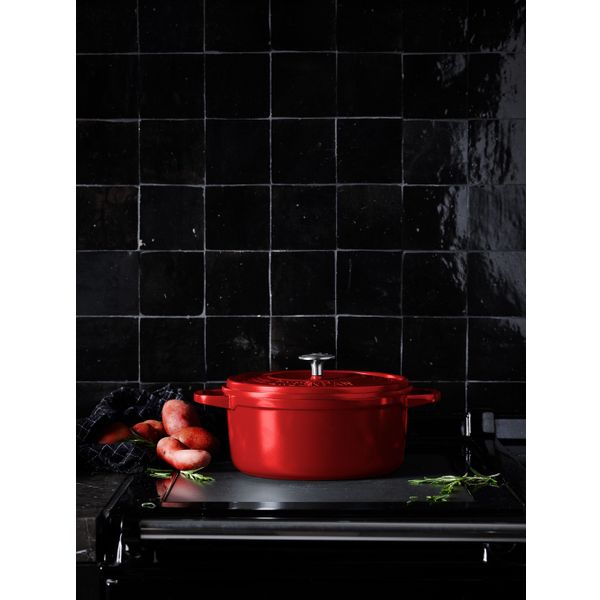 GreenPan Featherweights Stoofpot met deksel 22cm Rood 