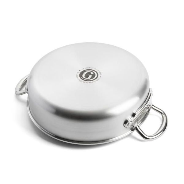 Premiere Rechte sauteerpan met deksel  26cm GreenPan