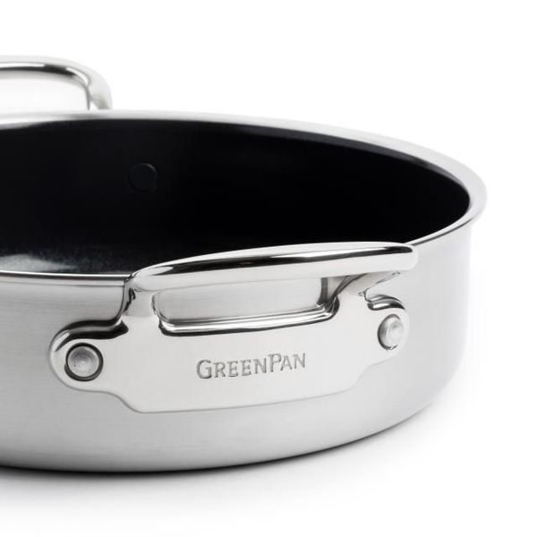 Premiere Rechte sauteerpan met deksel  26cm GreenPan