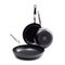 Cambridge Black 3-delige Set koekenpannen GreenPan