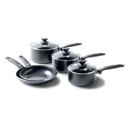 Cambridge Black Set de 5 Piece à revêtement antiadhésif en céramique  GreenPan