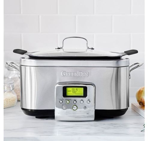 Slow Cooker Stainless Steel 6L  GreenPan