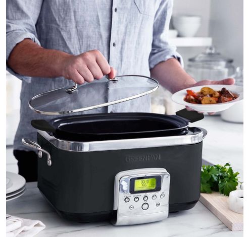 Slow Cooker Black 6L  GreenPan