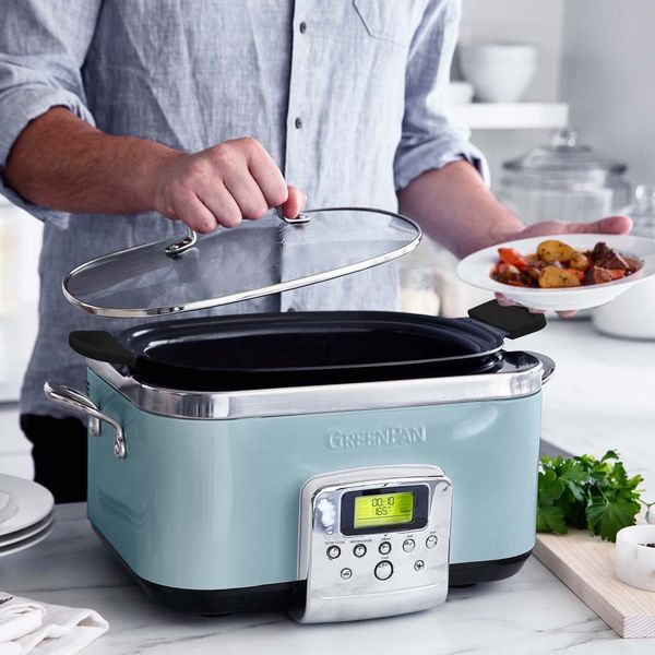 GreenPan Slow Cooker Bleu Haze 6L