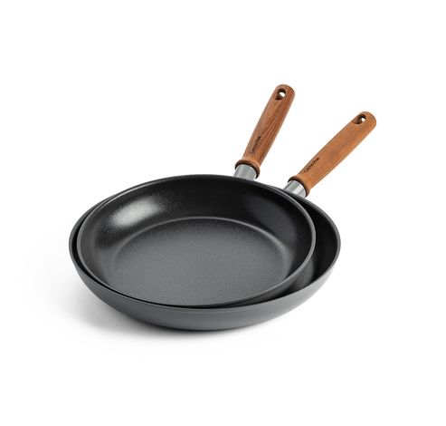 Mayflower Pro koekenpannenset met keramische antikleeflaag met deksel 20/28cm  GreenPan