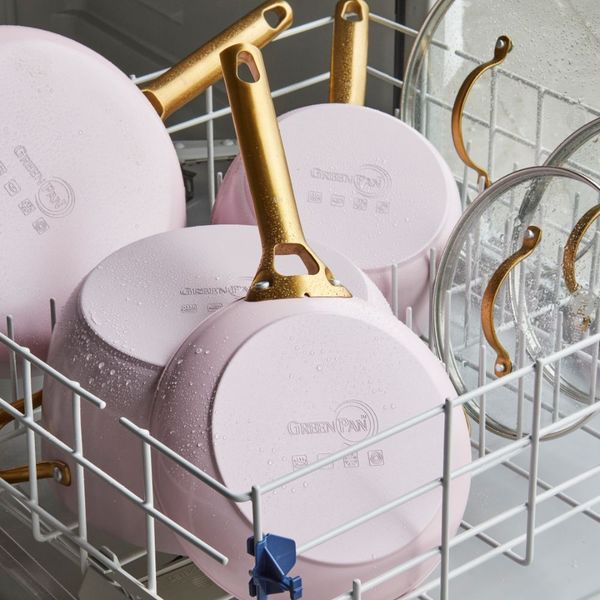 Padova Blush Pink 2-delige pannenset GreenPan