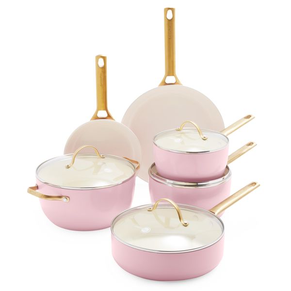 GreenPan Padova Blush Pink 10-delige set panneset