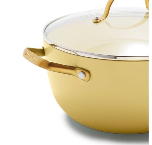 Batterie de cuisine Padova Reserve Sunshine Yellow 10 pièces  GreenPan