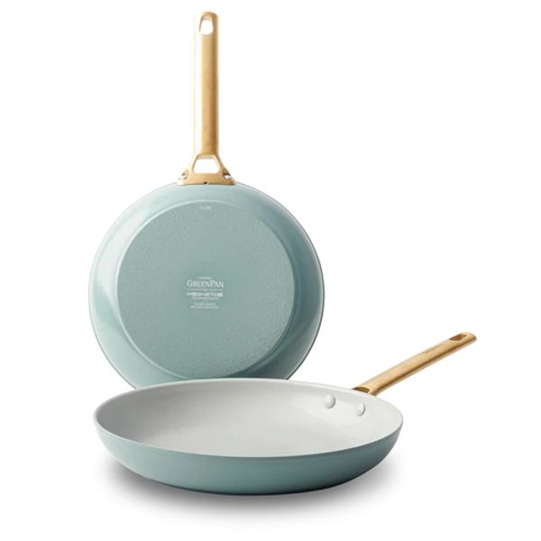 GreenPan Padova 2-delige Braadpannenset 26+30cm Smokey Blue