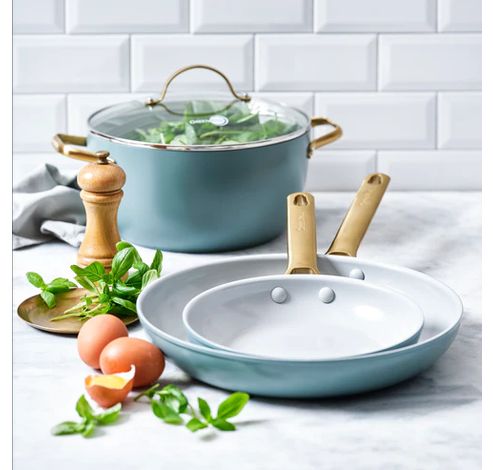 Ensemble de poêles à frire Padova 2 pièces 20+28 cm Smokey Blue  GreenPan