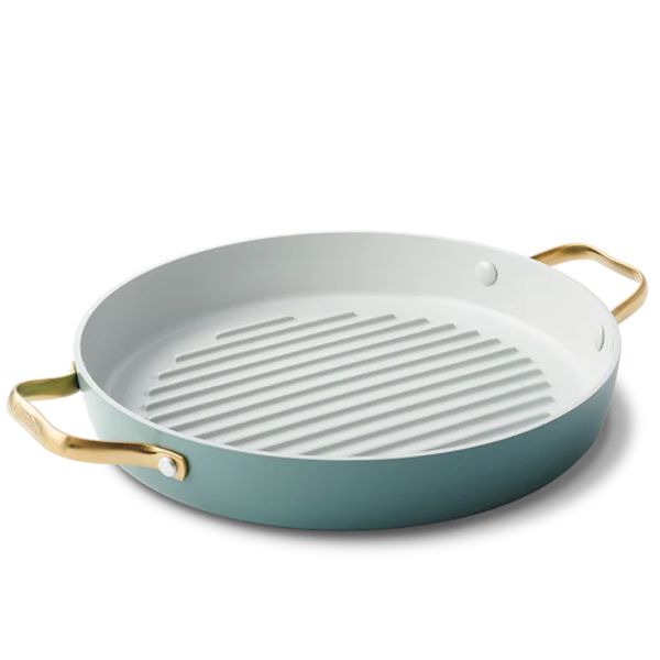 Padova ronde Grillpan 28cm Smokey Blue 