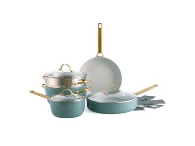 Padova 10-delige Pannenset Smokey Blue